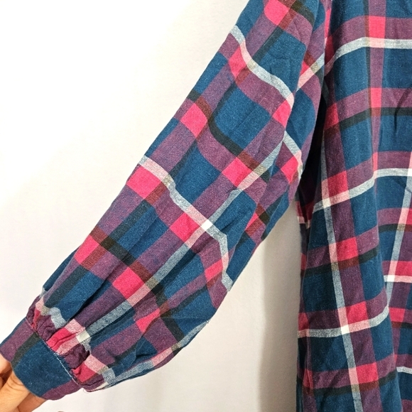 Victoria's Secret Gold Label Womens Flannel PJ Plaid Vintage Size S - Picture 4 of 7